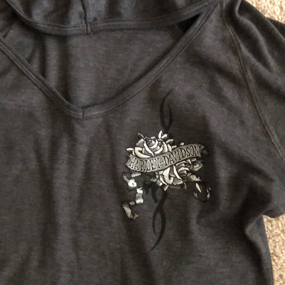 Harley Davidson hooded shirt ** - Picture 4 of 6